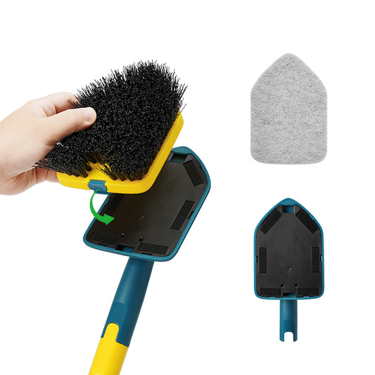 Multifunctional Bathtub Brush, Floor Brush, and Wall Tile Cleaning Brush Pack Tool