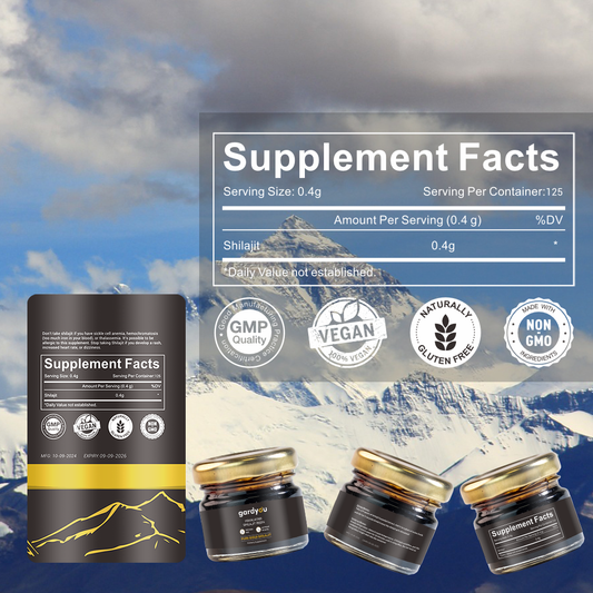 Pure Himaliyan Shilajit Resin by Gardyou High Strength Minerals - Essential, Healthcare