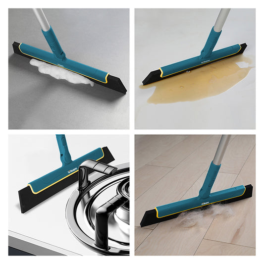 Floor Squeegee Large Wet room Rubber Floor Squeegee Heavy Duty Outdoor Indoor Aluminium Cleaning Squeegee for Kitchen and Shower Floor